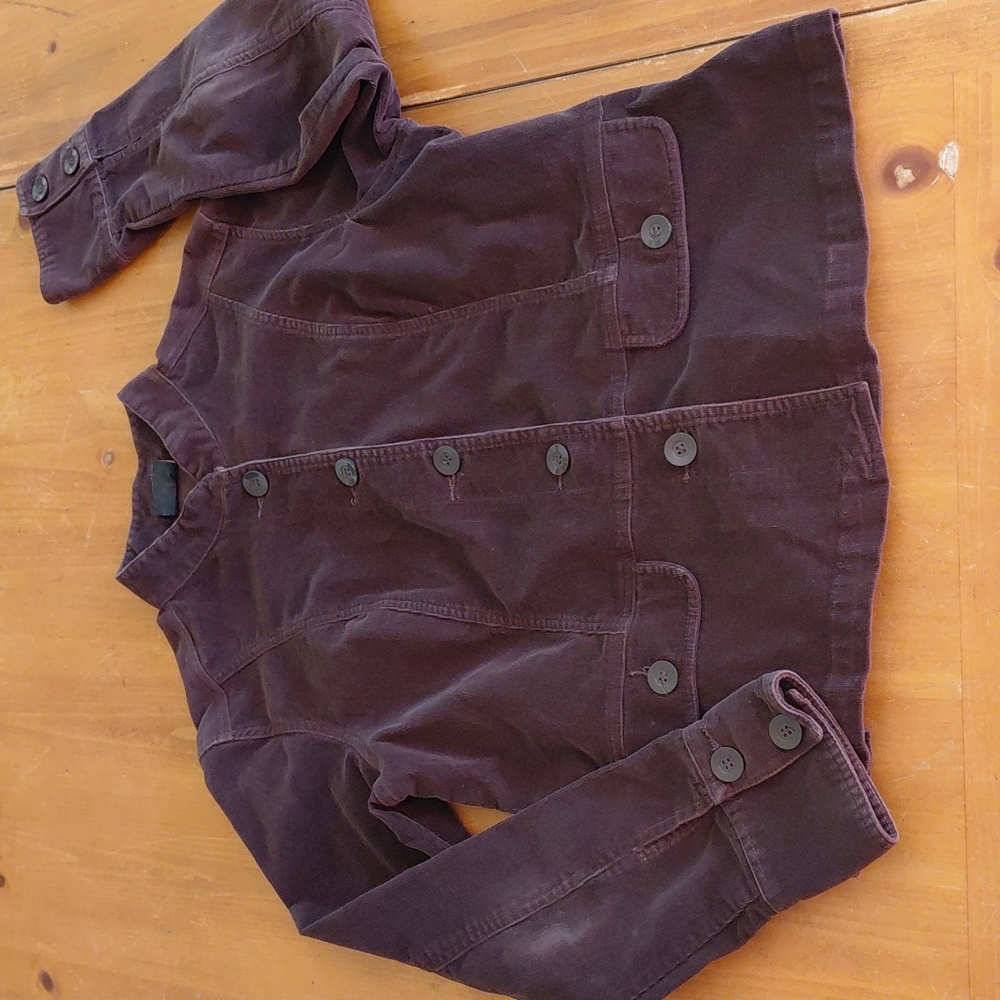 ALC Brown Y2K Corduroy Jacket Womans Medium